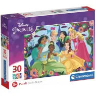 Księżniczki Disneya 30-elementowe puzzle Supercolor - Clementoni