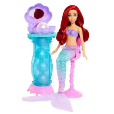 Księżniczki Disneya: Ariel Zestaw niespodzianka z perłową magią – Mattel zdjęcie 2
