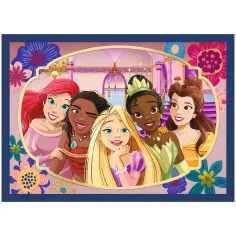 Księżniczki Disneya - puzzle 4 w 1 4 x 88 sztuk - Trefl zdjęcie 2