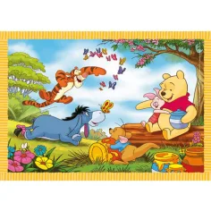 Kubuś Puchatek 4 w 1 puzzle - Clementoni zdjęcie 3