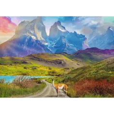 Lama w Patagonii 500 sztuk puzzli - Trefl zdjęcie 2