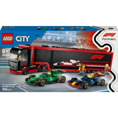 LEGO® City: Ciężarówka F1® z samochodami RB20 i AMR24 F1® (60445)