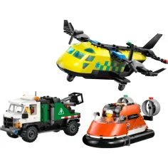 LEGO® City: Samolot, wóz z podnośnikiem i pojazd poduszkowca remix (60505) zdjęcie 2