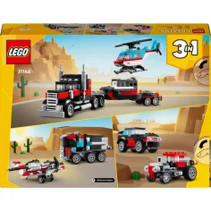 LEGO® Creator: Ciężarówka z platformą i helikopter (31146) zdjęcie 2