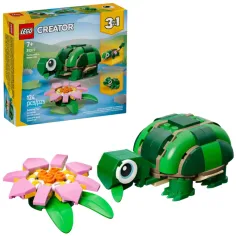 LEGO® Creator: Żółw z kwiatem lilii wodnej (31377)
