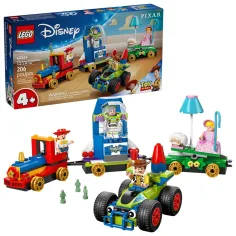 LEGO® Disney: Toy Story świąteczny pociąg i zdalnie sterowany samochód wyścigowy (43264)