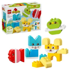 LEGO® DUPLO®: Kreatywny i uroczy, 3 w 1 zwierzątka domowe (10477) zdjęcie 1