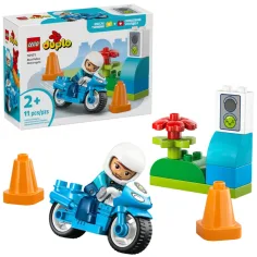 LEGO® DUPLO®: Niebieski motocykl policyjny (10471)