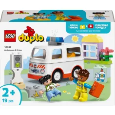 LEGO® DUPLO®: Samochód ratunkowy i ratownik (10447)