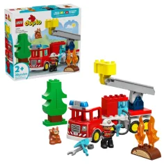 LEGO® DUPLO®: Samochód strażacki z wężem i strażakiem (10473)