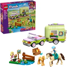 LEGO® Friends: Przyczepa do transportu koni i źrebiąt (42695)