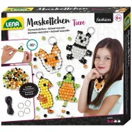 LENA: Zestaw do tworzenia breloczków DIY z koralikami w kształcie zwierząt