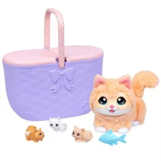 Little Live Pets: Kot w koszyku z kociętami zdjęcie 2