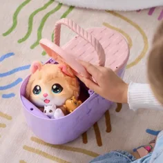 Little Live Pets: Kot w koszyku z kociętami zdjęcie 3