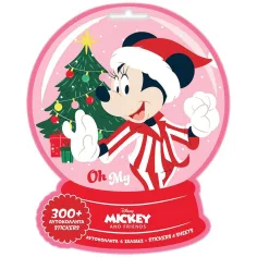 Luna: Disney Myszka Minnie zestaw naklejek świątecznych 300szt