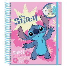 Luna: Disney Stitch 45-elementowy zestaw kreatywny i artykułów papierniczych