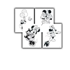 Luna: kolorowanka Minnie Mouse z naklejkami i 6 mazakami zdjęcie 3