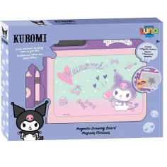 Luna: Kuromi magnetyczna tablica rysunkowa z 3 pieczątkami i zmywalną powierzchnią do rysowania zdjęcie 1