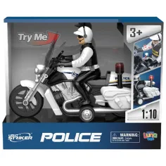 Luna: Light Striker motocykl policyjny z figurką policjanta, światłem i dźwiękiem 1/10 zdjęcie 1