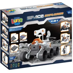 Luna: Odkrywca Kosmosu 4 w 1 138-elementowy zestaw do budowy robota zasilanego energią słoneczną zdjęcie 1