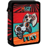 Luna: Piórnik dwupoziomowy z wyposażeniem dla gracza z nadrukiem Team Let’s play