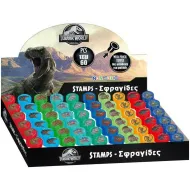 Luna: Stempel na końcówkę ołówka z dinozaurem Jurassic World, różne warianty, 1 sztuka