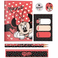Luna: Zestaw przyborów biurowych Minnie Mysz w torbie PVC zdjęcie 2