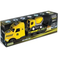 Magic Truck Technic ciężarówka z betoniarką 79 cm - Wader