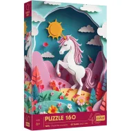 Magiczny jednorożec w dolinie puzzle 160 elementów - Trefl