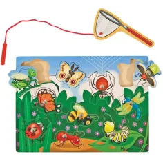 Magnetyczna siatka na motyle drewniana rozwijająca umiejętności - Melissa & Doug