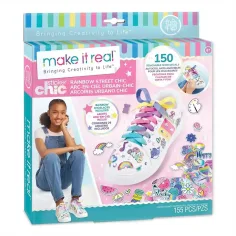 Make It Real: Sticker Chic Ozdoba na buty - Moda tęczowej drogi