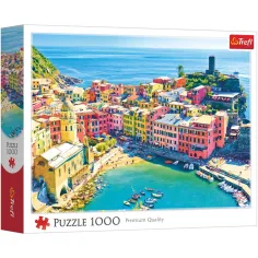 Malownicze miasto Vernazza, Liguria, Włochy 1000-elementowe puzzle - Trefl