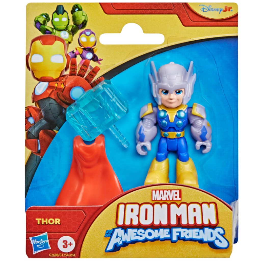 Marvel Iron Man i fantastyczni przyjaciele: figurka Thora z akcesoriami - Hasbro