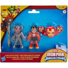 Marvel Iron Man i jego wspaniali przyjaciele - Iron Antics Zestaw z Iron Manem i Ultronem - Hasbro
