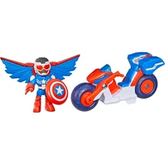 Marvel Iron Man i jego wspaniali przyjaciele - Kapitan Ameryka i pojazd Super Bike - Hasbro zdjęcie 2