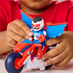 Marvel Iron Man i jego wspaniali przyjaciele - Kapitan Ameryka i pojazd Super Bike - Hasbro zdjęcie 3