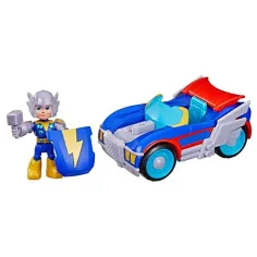 Marvel Iron Man i jego wspaniali przyjaciele - Thor i pojazd Thunder Roadracer - Hasbro zdjęcie 2