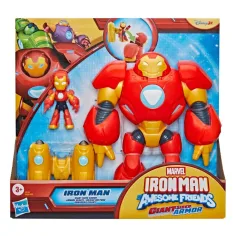 Marvel Iron Man i jego wspaniali przyjaciele - Zestaw zabawek z gigantyczną zbroją Iron Mana - Hasbro
