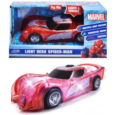 Marvel: Lekki Bohater Pająk postać pojazd z efektami świetlnymi i dźwiękowymi - Jada Toys