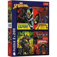 Marvel: Spider-Man kontra Venom, puzzle 2x200 elementów - Trefl