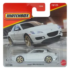 Matchbox: 2004 Mazda RX-8 biały samochód 1/64 - Mattel