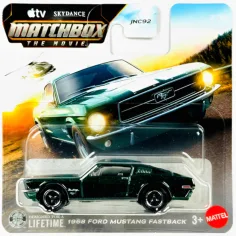 Matchbox A Film: 1968 Ford Mustang Fastback samochód 1/64 - Mattel