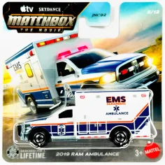 Matchbox A Film: 2019 RAM Karetka mały samochód 1/64 - Mattel