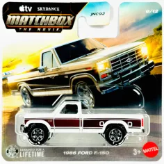 Matchbox Film: 1986 Ford F-150 mały samochód 1/64 - Mattel