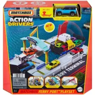Matchbox: Zestaw do zabawy Promowa Przystań z małym samochodzikiem - Mattel