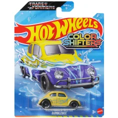 Hot Wheels: Transformers Volkswagen Beetle Bumblebee samochód zmieniający kolor 1/64 - Mattel