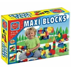Maxi Blocks duża pudełkowa klocki konstrukcyjne 56 sztuk - D-Toys