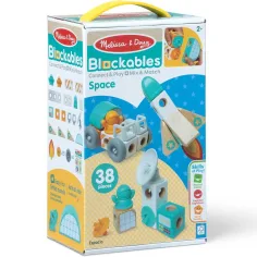 Melissa&Doug: Blockables - Zestaw zabawek drewnianych w kosmosie - Spin master zdjęcie 1