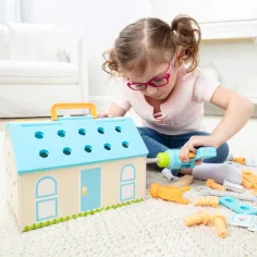 Melissa&Doug: Zbuduj dom 56-elementowy zestaw zabawek - Spin Master zdjęcie 4