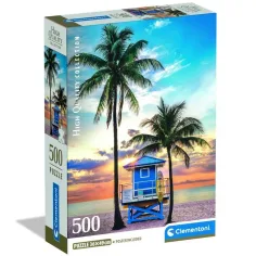 Miami Beach, Floryda HQC 500-elementowa układanka - Clementoni zdjęcie 1